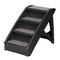 Thumbnail for i.Pet Dog Ramp Steps For Bed Sofa Car Pet Stairs Ladder Portable Foldable Black