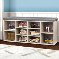 Thumbnail for Artiss Bench Wooden Shoe Rack Storage