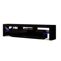 Thumbnail for Artiss Entertainment Unit TV Cabinet LED 189cm Black Elo