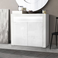 Thumbnail for Artiss Buffet Sideboard LED - ARNO White