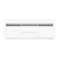 Thumbnail for Artiss Entertainment Unit TV Cabinet LED 160cm White Anna