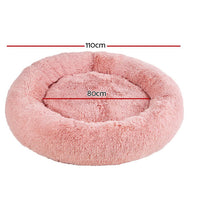 Thumbnail for i.Pet Pet Bed Dog Cat 110cm Calming Extra Large Soft Plush Pink