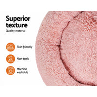 Thumbnail for i.Pet Pet Bed Dog Cat 110cm Calming Extra Large Soft Plush Pink