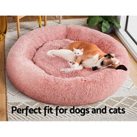 Thumbnail for i.Pet Pet Bed Dog Cat 110cm Calming Extra Large Soft Plush Pink