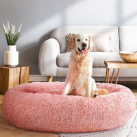 Thumbnail for i.Pet Pet Bed Dog Cat 110cm Calming Extra Large Soft Plush Pink