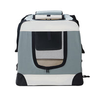 Thumbnail for i.Pet Pet Carrier Soft Crate Dog Cat Travel 90x61CM Portable Foldable Car 2XL