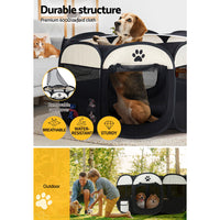 Thumbnail for i.Pet Dog Playpen Tent Pet Crate Fence 3XL Enclosure