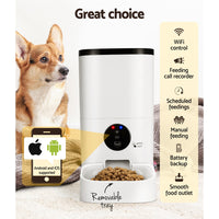 Thumbnail for i.Pet Automatic Pet Feeder 6L Wifi Auto Dog Cat Smart Food Dispenser Timer