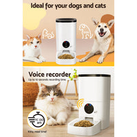 Thumbnail for i.Pet Automatic Pet Feeder 6L Wifi Auto Dog Cat Smart Food Dispenser Timer