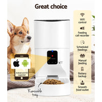 Thumbnail for i.Pet Automatic Pet Feeder 9L Wifi Auto Dog Cat Feeder Smart Food Dispenser Timer