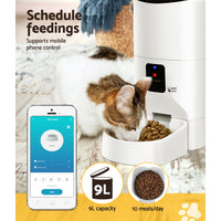 Thumbnail for i.Pet Automatic Pet Feeder 9L Wifi Auto Dog Cat Feeder Smart Food Dispenser Timer