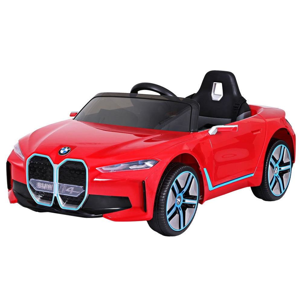 Kids Ride On Car BMW Licensed I4 Sports Remote Control Electric Toys 12V Red - Bring To Door 