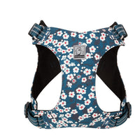 Thumbnail for Floral Doggy Harness Saxony Blue 2XS