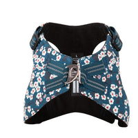 Thumbnail for Floral Doggy Harness Saxony Blue 2XS