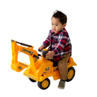 Thumbnail for Ride-on Children’s Toy Excavator Truck (Yellow)