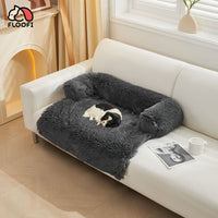 Thumbnail for Floofi Pet Sofa Cover Soft with Bolster S Size (Grey)