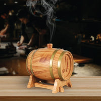 Thumbnail for Essential Oil Aroma Diffuser - 350ml Barrel Wood Ultrasonic Air Mist Humidifier - Bring To Door 