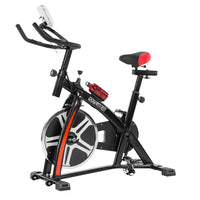 Thumbnail for Powertrain Home Gym Flywheel Exercise Spin Bike - Black