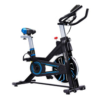 Thumbnail for PowerTrain RX-600 Exercise Spin Bike Cardio Cycle - Blue