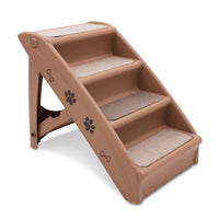 Thumbnail for Furtastic 50cm Foldable Step Ladder Stairs - Brown