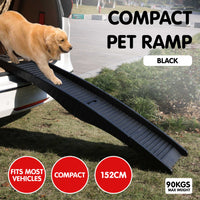 Thumbnail for Furtastic 152cm Portable Dog Pet Ramp - Black