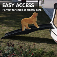 Thumbnail for Furtastic 152cm Portable Dog Pet Ramp - Black