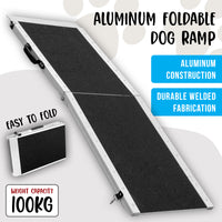 Thumbnail for Klika Foldable Aluminium Dog Ramp - 122 x 38 cm