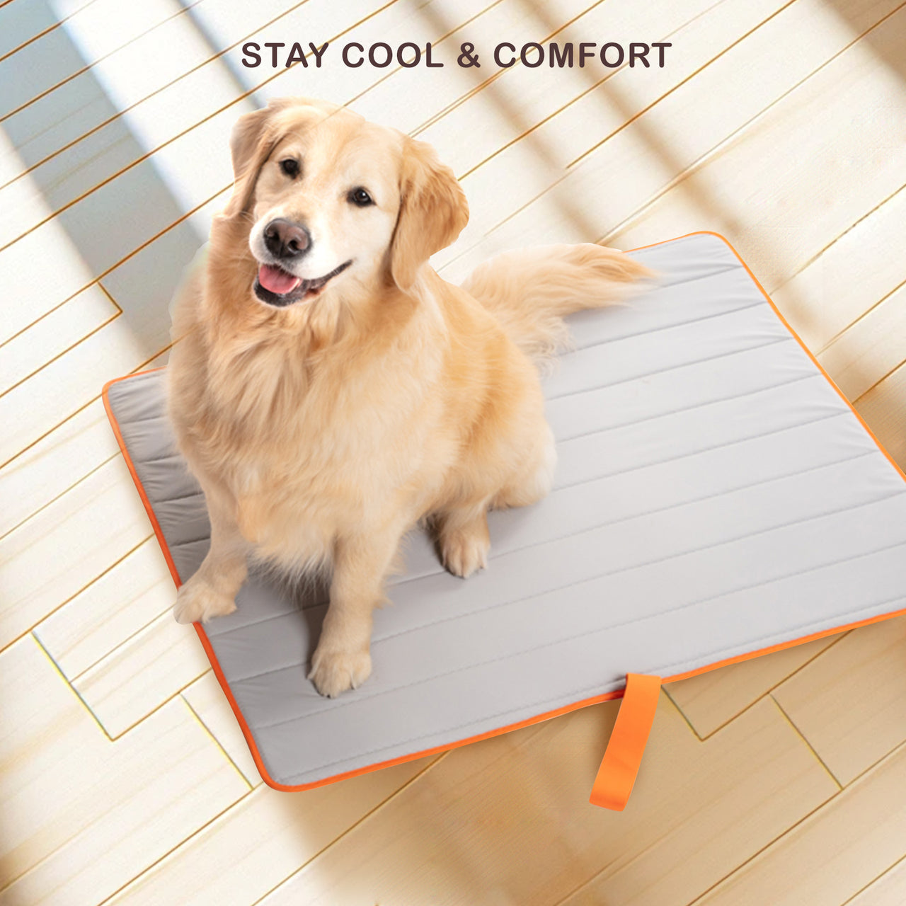 Pet Dog Cooling Mat Non-Slip Travel Roll Up Cool Pad Bed Outdoor L PINK