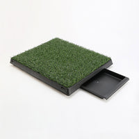 Thumbnail for Pet Dog Potty Tray Training Toilet + 1 Grass Mat 63cm x 50cm