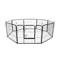 Thumbnail for Pet Playpen Heavy Duty Foldable Dog Cage 8 Panel 31in