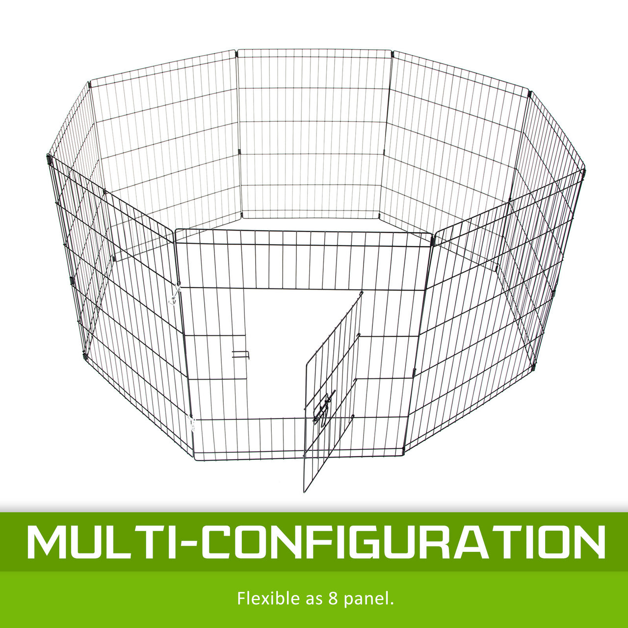 Pet Playpen Foldable Dog Cage 8 Panel 42in