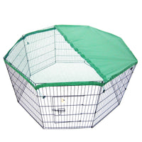 Thumbnail for Pet Playpen Foldable Dog Cage 8 Panel 42in with Cover