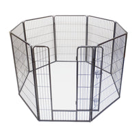 Thumbnail for YES4PETS  4 Panel 120 cm Heavy Duty Pet Dog Cat Rabbit Exercise Extension Playpen Puppy Rabbit Fence