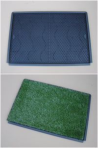 Thumbnail for YES4PETS Indoor Dog Puppy Toilet Grass Potty Training Mat Loo Pad 85 x 63 cm