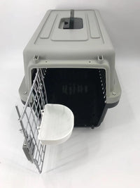 Thumbnail for YES4PETS Medium Dog Cat Crate Pet Carrier Airline Cage With Bowl & Tray-Black