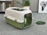 Thumbnail for YES4PETS Medium Dog Cat Rabbit Crate Pet Kitten Carrier Parrot Cage Green