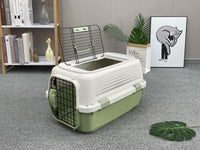 Thumbnail for YES4PETS Medium Dog Cat Rabbit Crate Pet Kitten Carrier Parrot Cage Green