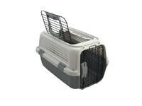 Thumbnail for YES4PETS Medium Dog Cat Rabbit Crate Pet Kitten Carrier Parrot Cage Grey