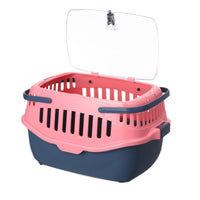 Thumbnail for YES4PETS Medium Dog Cat Crate Pet Rabbit Guinea Pig Ferret Carrier Cage With Mat-Pink