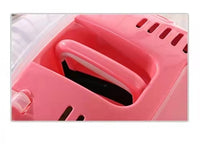 Thumbnail for YES4PETS Medium Portable Travel Dog Cat Crate Pet Carrier Cage Comfort With Mat-Pink