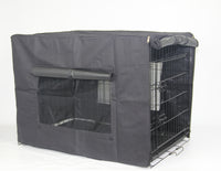 Thumbnail for YES4PETS 42' Portable Foldable Dog Cat Rabbit Collapsible Crate Pet Rabbit Cage with Cover