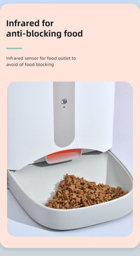 Thumbnail for Smart Automatic Pet Dog Cat Rabbit Feeder Smartphone Camera APP for iPhone Android