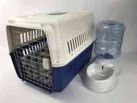 Thumbnail for YES4PETS XL Dog Puppy Cat Crate Pet Carrier Cage W Mat & Water Dispenser 72x53x53cm