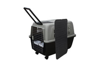 Thumbnail for YES4PETS XL Plastic Kennels Pet Carrier Dog Cat Cage Crate With Handle and Removable Wheel Black