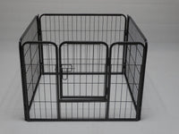 Thumbnail for YES4PETS 4 Panels 60 cm Heavy Duty Pet Dog Puppy Cat Rabbit Exercise Playpen Fence Extension