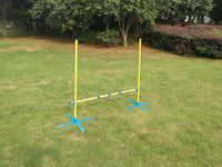 Thumbnail for YES4PETS Portable Dog Puppy Training Practice Jump Bar Poles Agility Post