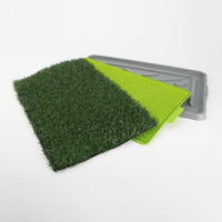 Thumbnail for YES4PETS Indoor Dog Puppy Toilet Grass Potty Training Mat Loo Pad pad With 2 Grass