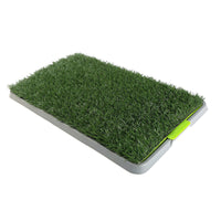 Thumbnail for YES4PETS Indoor Dog Puppy Toilet Grass Potty Training Mat Loo Pad pad With 2 Grass