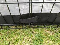 Thumbnail for YES4PETS 24' Dog Rabbit Playpen Exercise Puppy Enclosure Fence With Canvas Floor