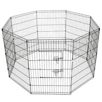 Thumbnail for YES4PETS 36' Dog Rabbit Playpen Exercise Puppy Cat Enclosure Fence With Cover